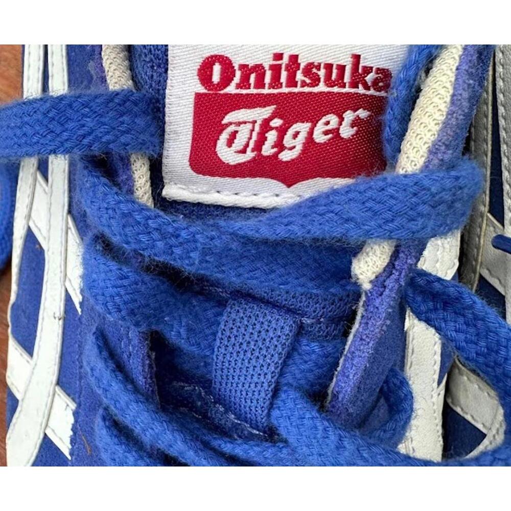 Onitsuka Tiger Blue Suede Sneakers US 9 - Picture 5 of 6
